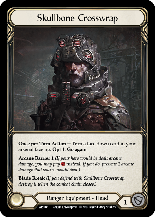 ARC041-CF - Legendary - Skullbone Crosswrap