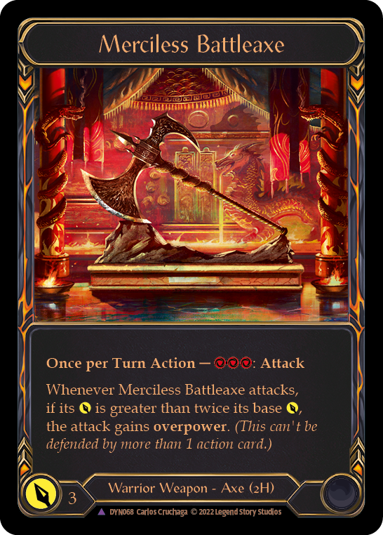 DYN068-MVL - Marvel - Merciless Battleaxe