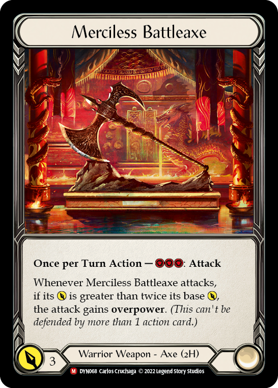DYN068-RF - Majestic - Merciless Battleaxe