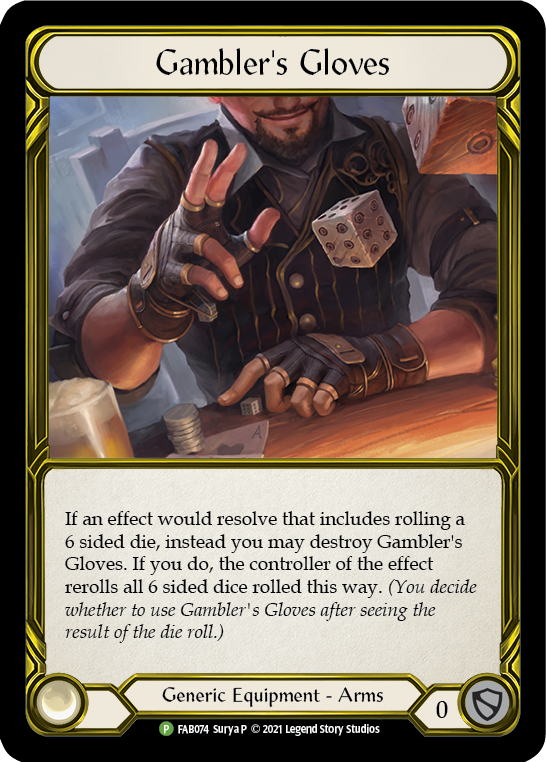 Gambler's Gloves (Promo) [Gold]