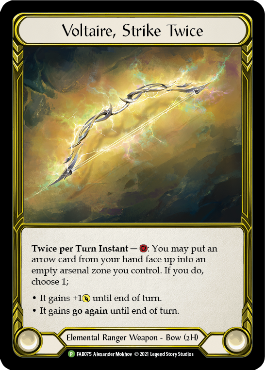 Voltaire, Strike Twice (Promo) [Gold]