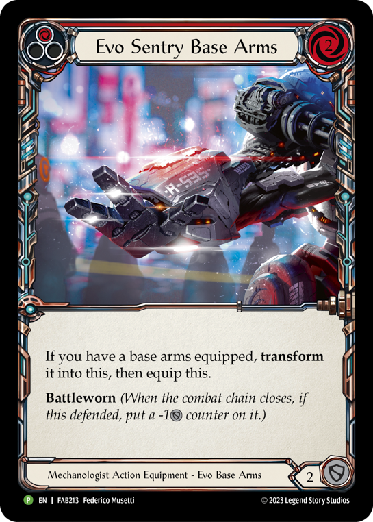 Evo Sentry Base Arms (Promo)