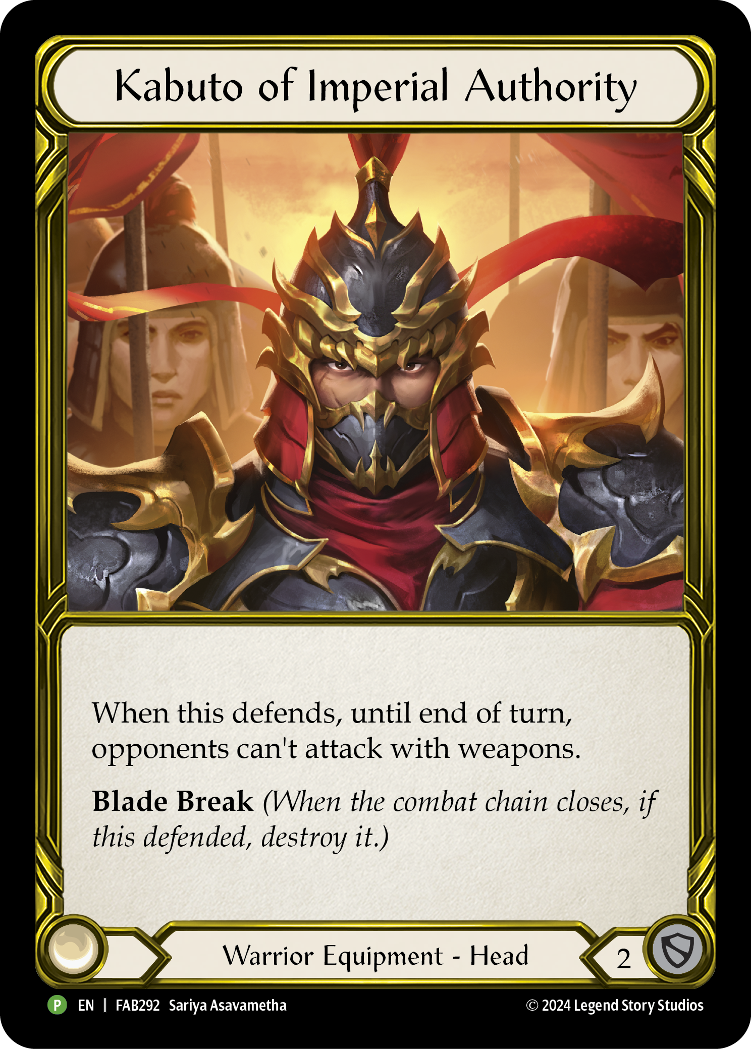 Kabuto of Imperial Authority (Promo)