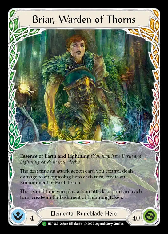 Briar, Warden of Thorns (errata) (Promo) [CF]