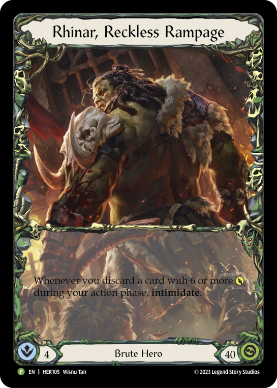 Rhinar, Reckless Rampage (Promo)