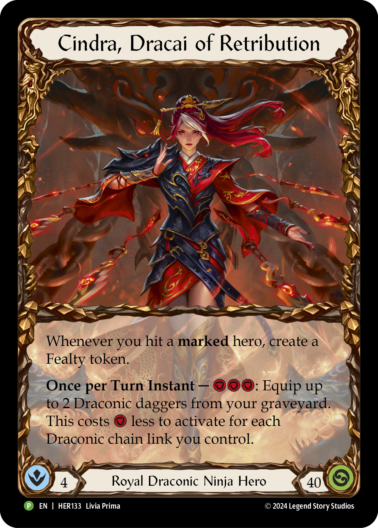 Cindi, Dracai of Retribution (Promo)