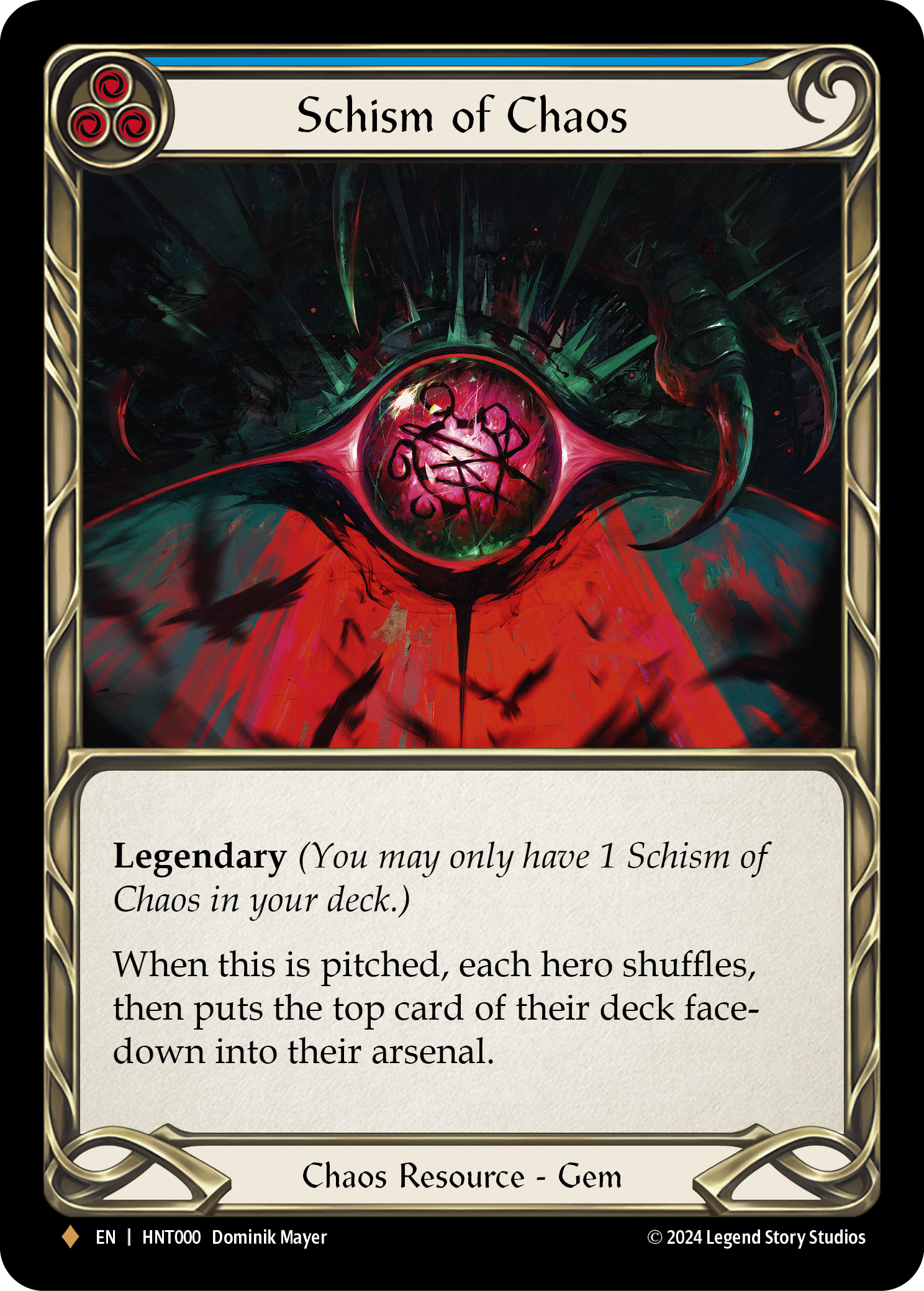 HNT000-CF - Fabled - Schism of Chaos