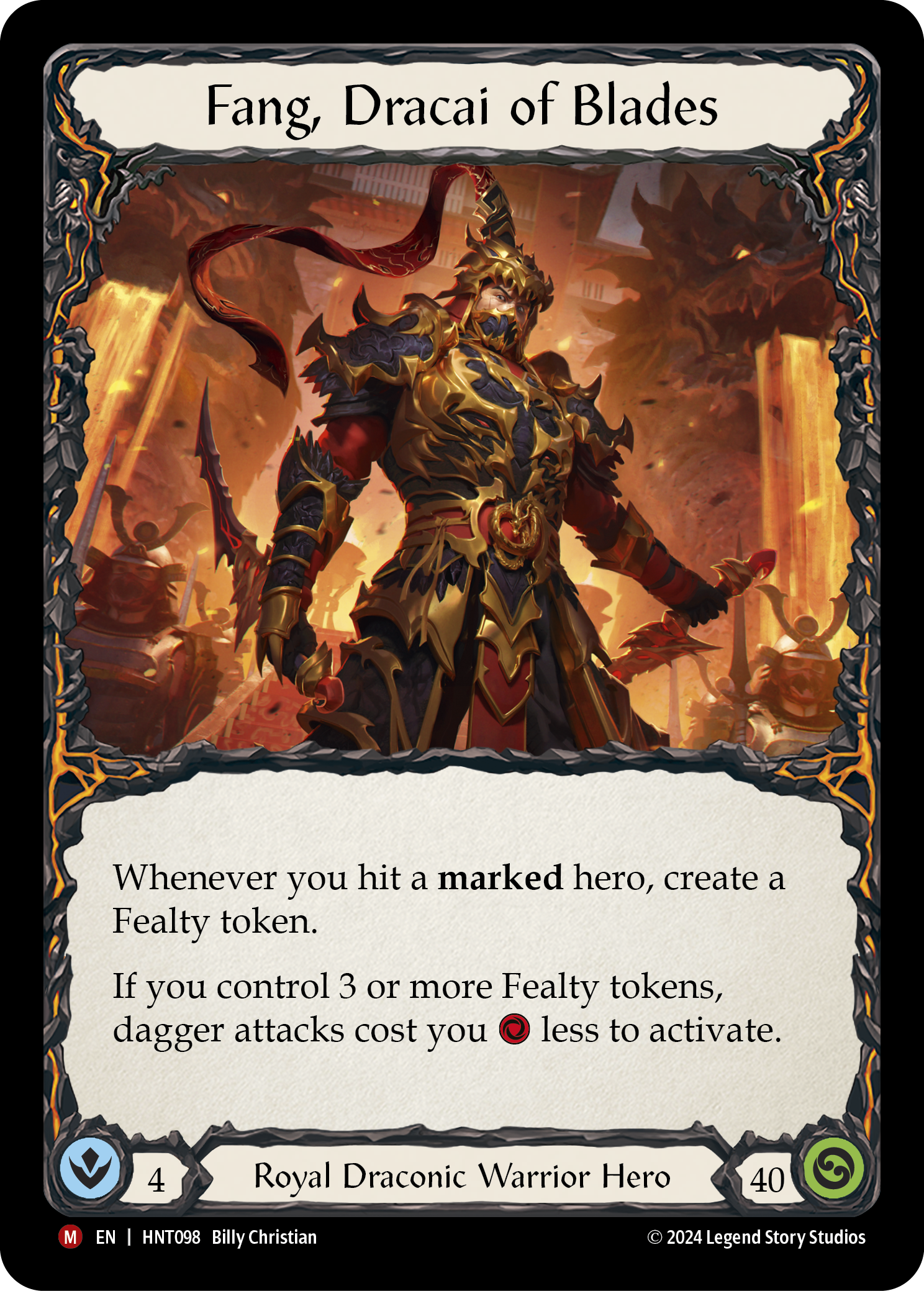 HNT098 - Majestic - Fang, Dracai of Blades