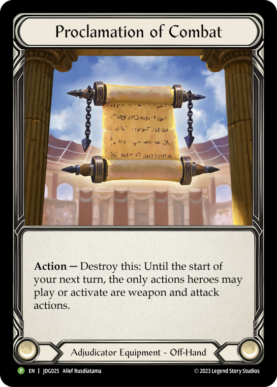 Proclamation of Combat (Promo)
