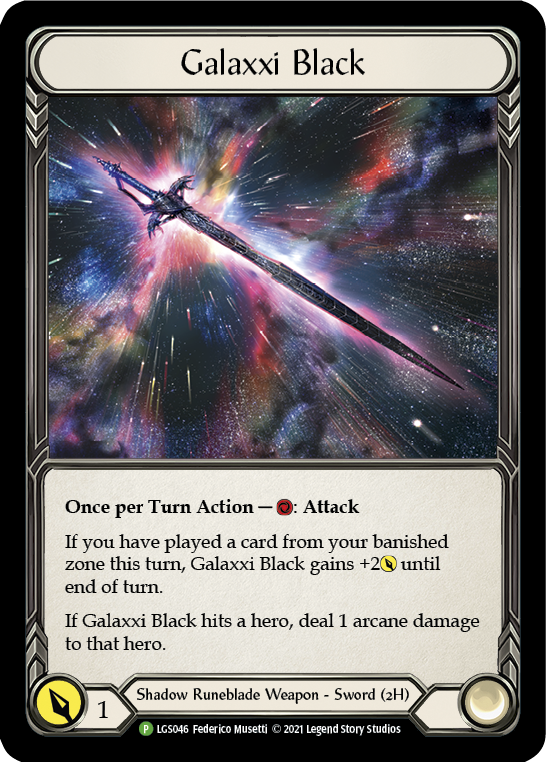 Galaxxi Black (Promo) [CF]