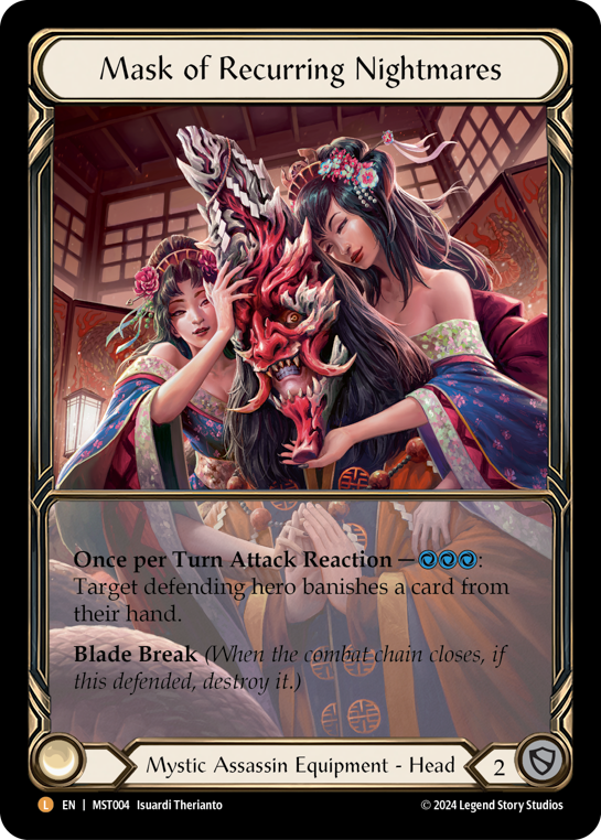 MST004-CF - Legendary - Mask of Recurring Nightmares