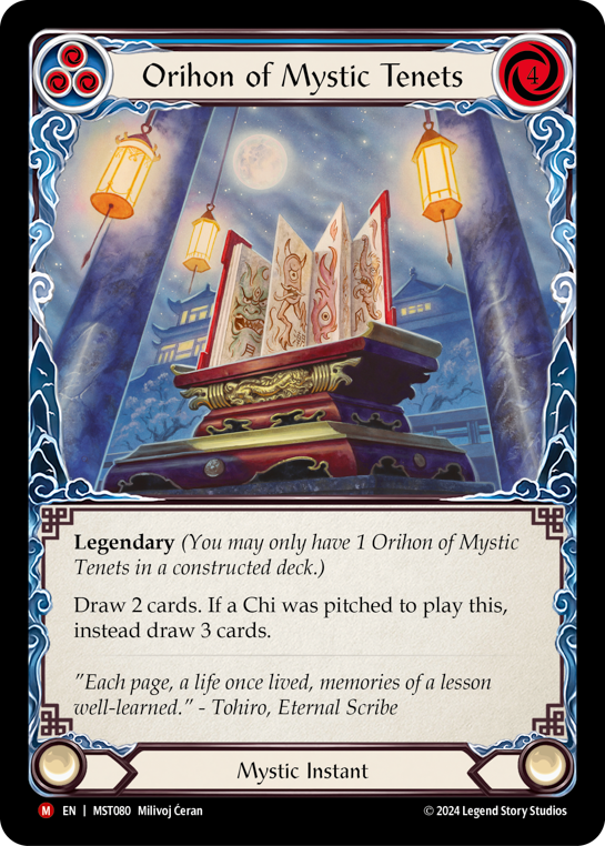 MST080-RF - Majestic - Orihon of Mystic Tenets