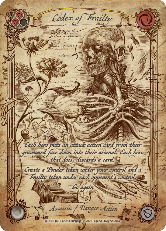 OUT160-MVL - Marvel - Codex of Frailty