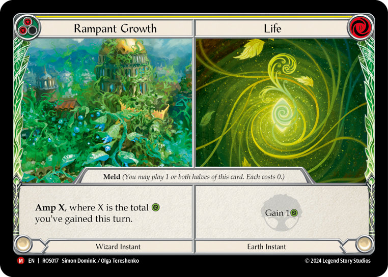 ROS017-RF - Majestic - Rampant Growth <> Life