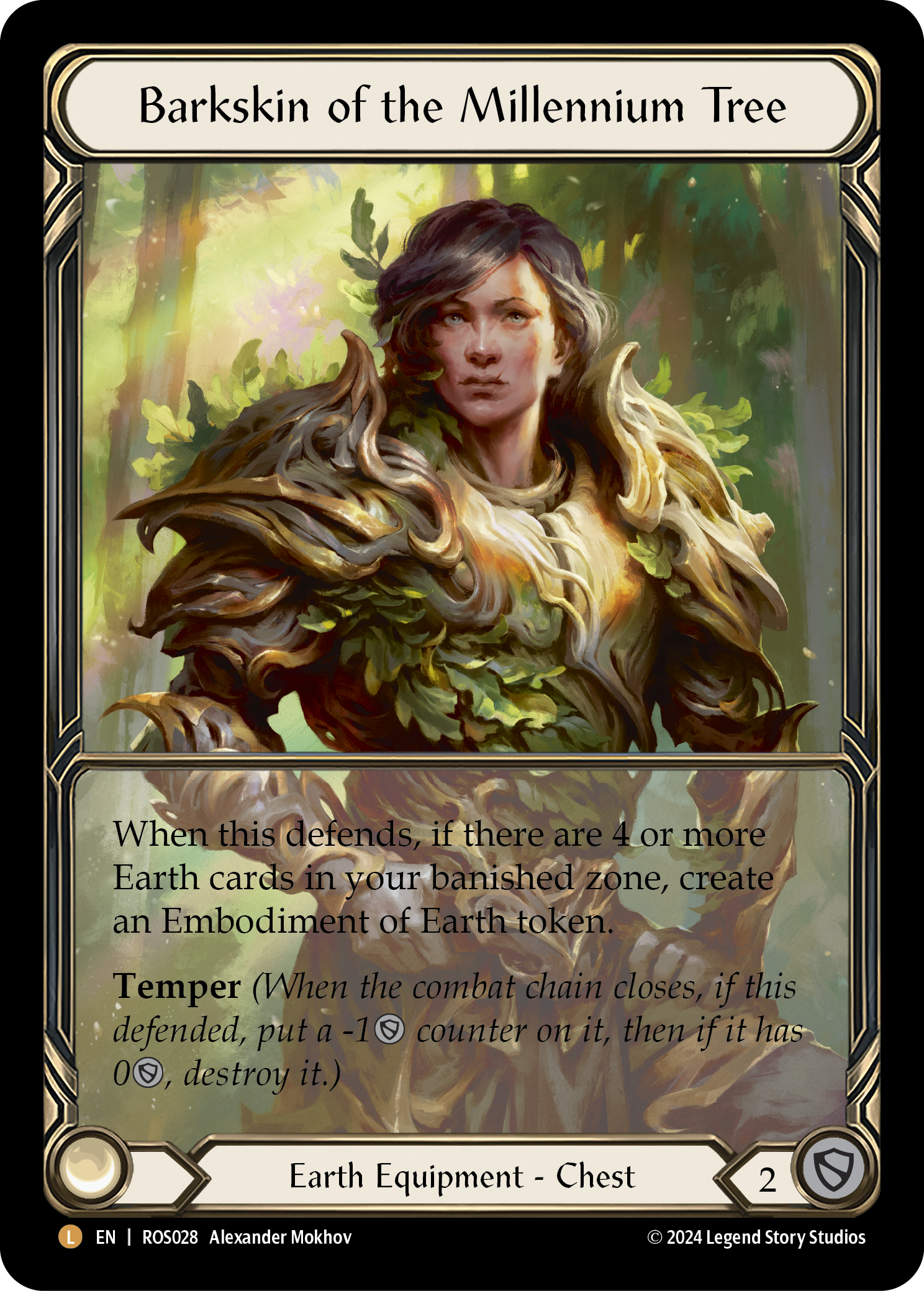 ROS028-EA - Legendary - Barkskin of the Millennium Tree