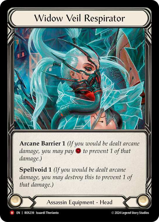 ROS239 - Majestic - Widow Veil Respirator