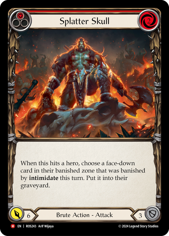 ROS243-RF - Majestic - Splatter Skull