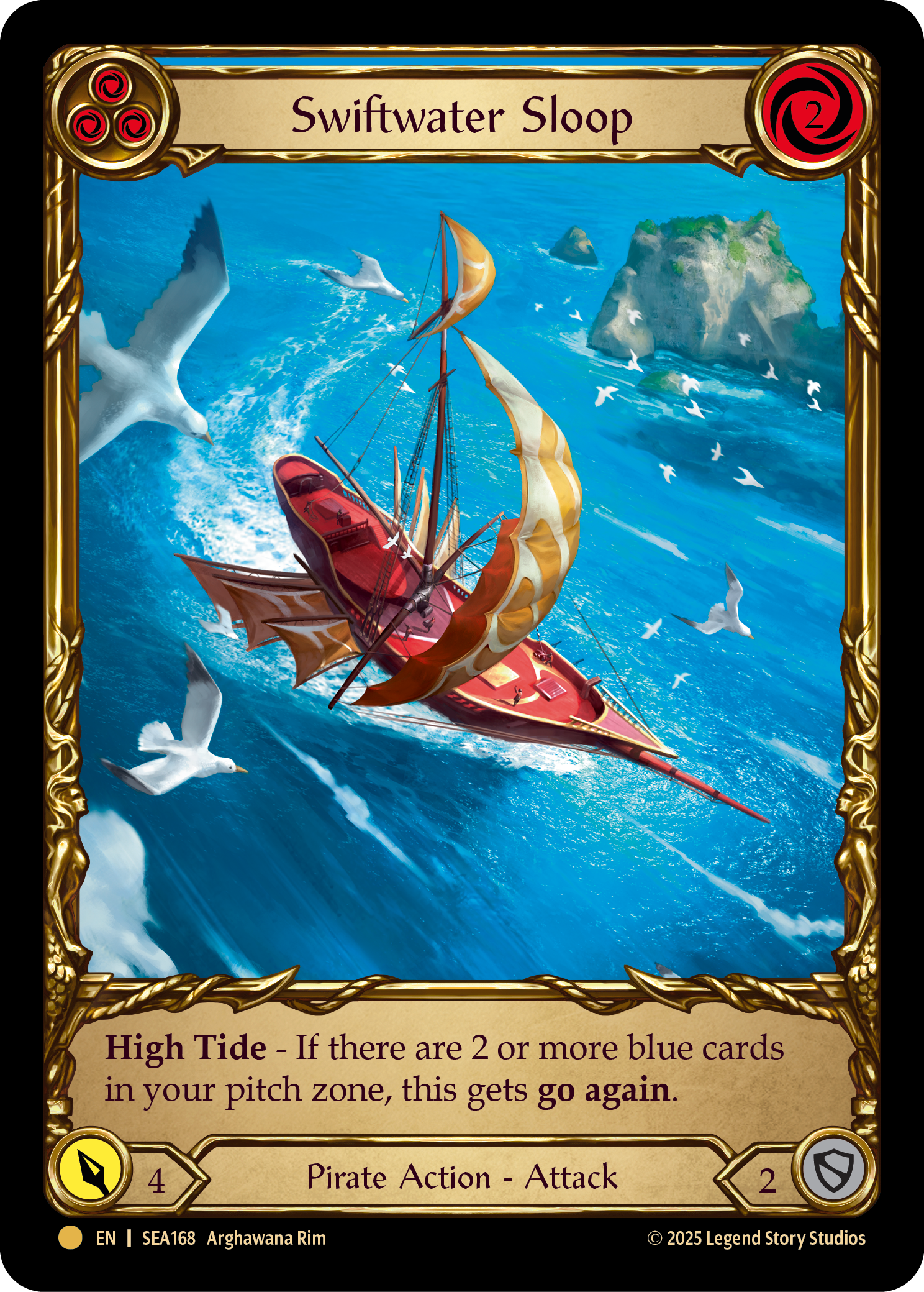 SEA168-TP - Pirate-Booty - Swiftwater Sloop (Blue)