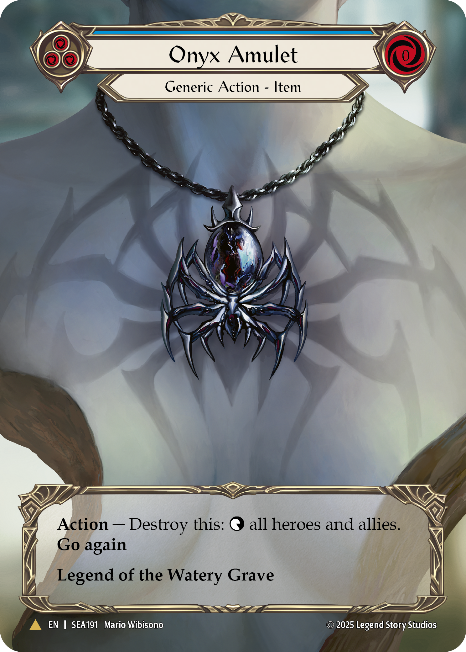 SEA191-TP - Marvel - Onyx Amulet