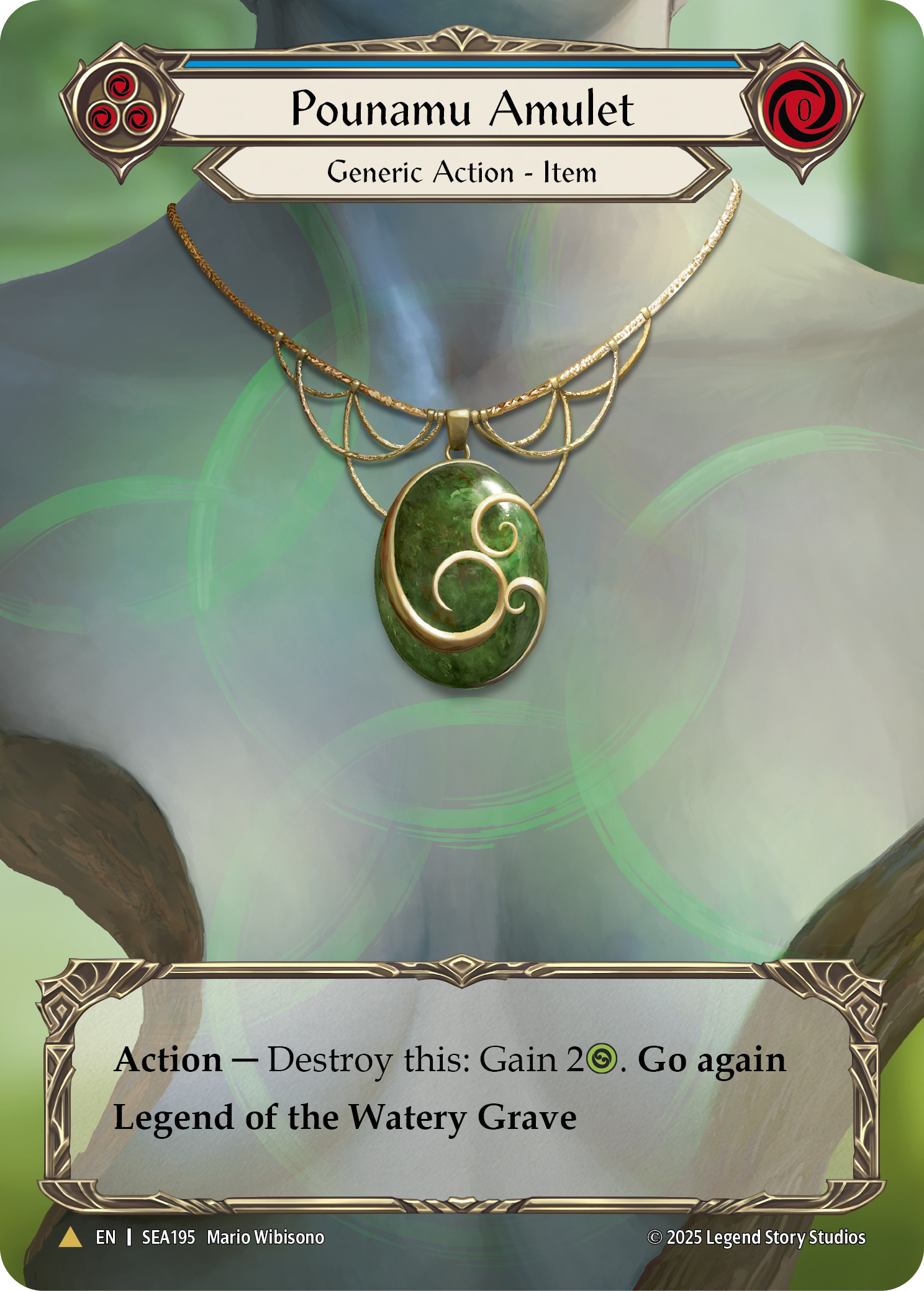 SEA195-TP - Marvel - Pounamu Amulet