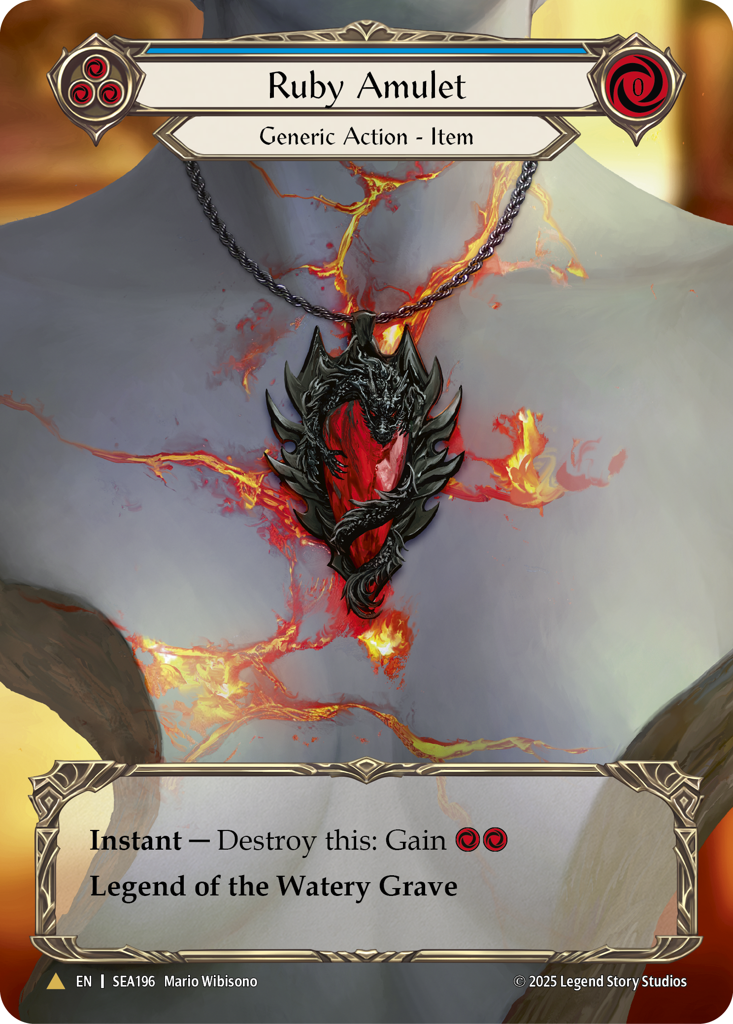 SEA196-TP - Marvel - Ruby Amulet