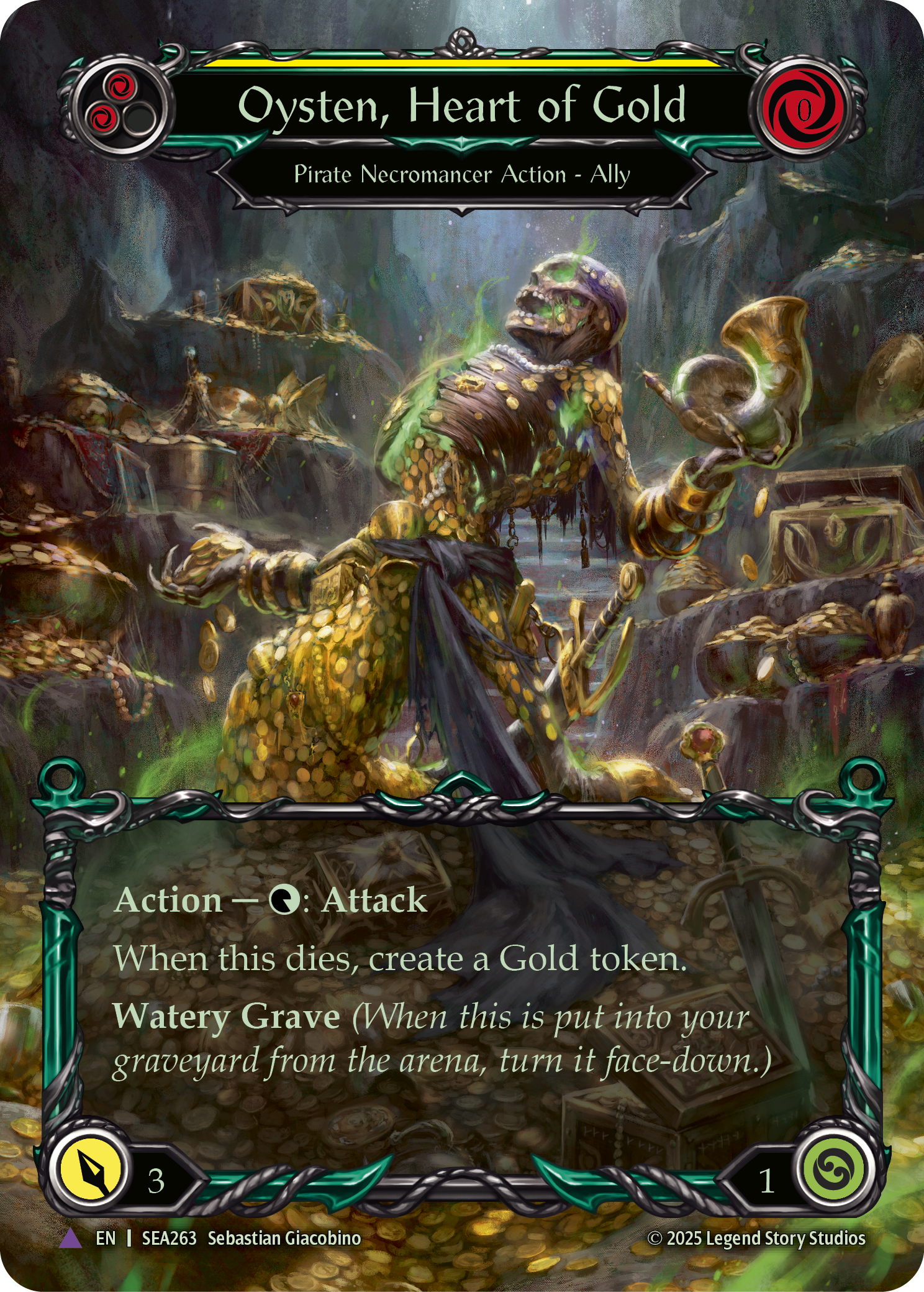 SEA263-MVL - Marvel - Oysten, Heart of Gold