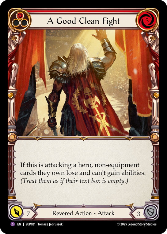 SUP021-RF - Super-Rare - A Good Clean Fight