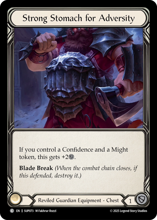 SUP073-CF - Common - Strong Stomach for Adversity