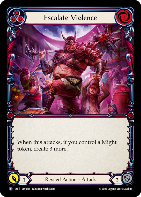 SUP084 - Super-Rare - Escalate Violence