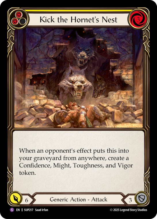 SUP217-RF - Super-Rare - Kick the Hornet's Nest