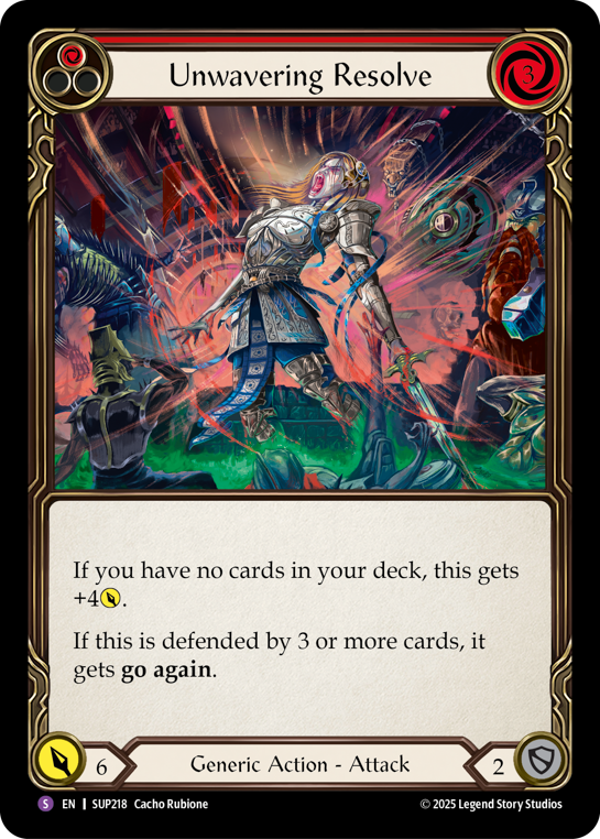 SUP218 - Super-Rare - Unwavering Resolve