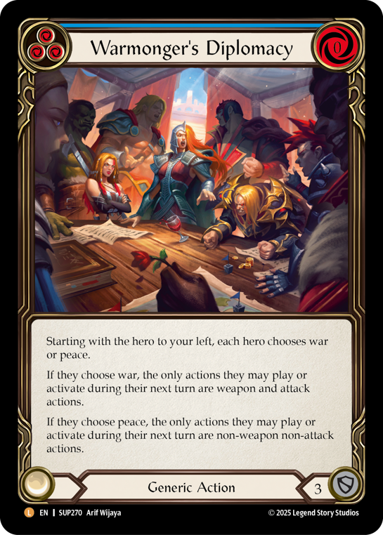 SUP270-RF - Legendary - Warmonger's Diplomacy