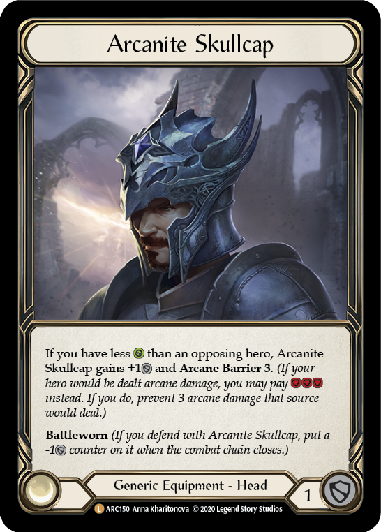 U-ARC150-RF - Legendary - Arcanite Skullcap